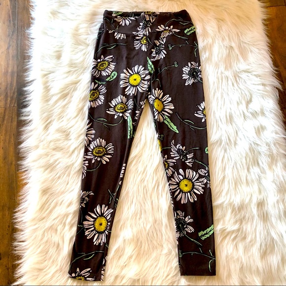 LuLaRoe Daisy Leggings OS - Picture 1 of 7